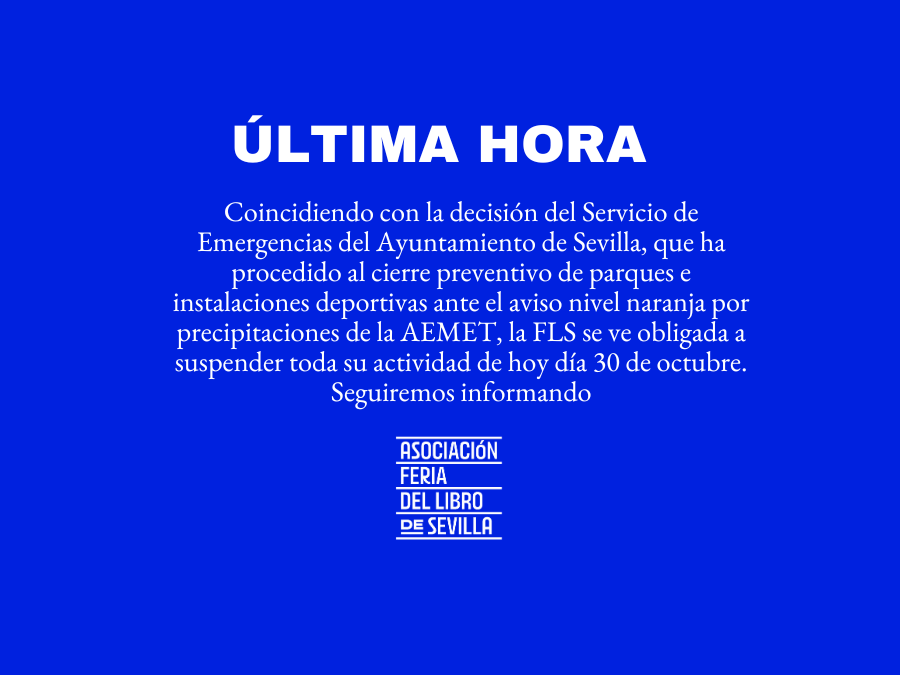 AVISO URGENTE. Cancelación de las actividades de hoy 30 de octubre